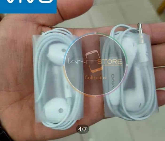 vivo original handfree 3.5mm with mic for PUBG gaming 0