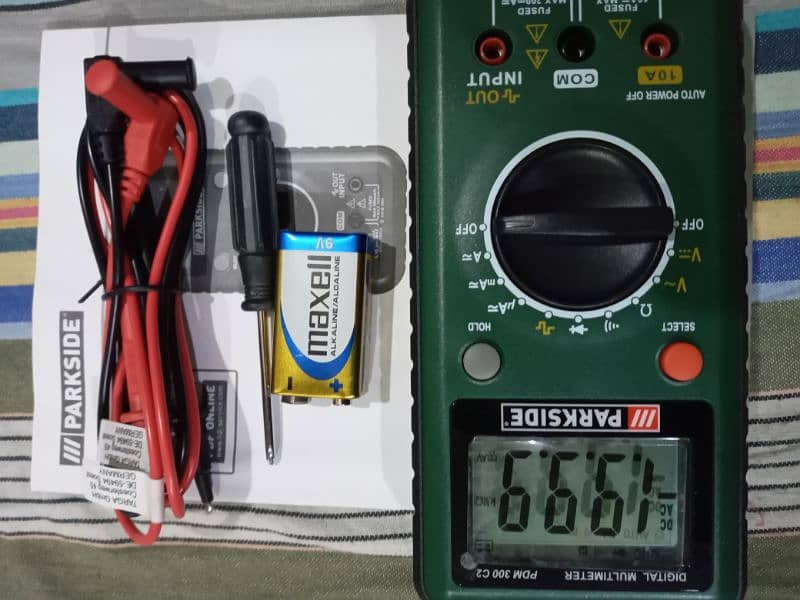 DIGITAL multimeter parkside pdm300 c2 1