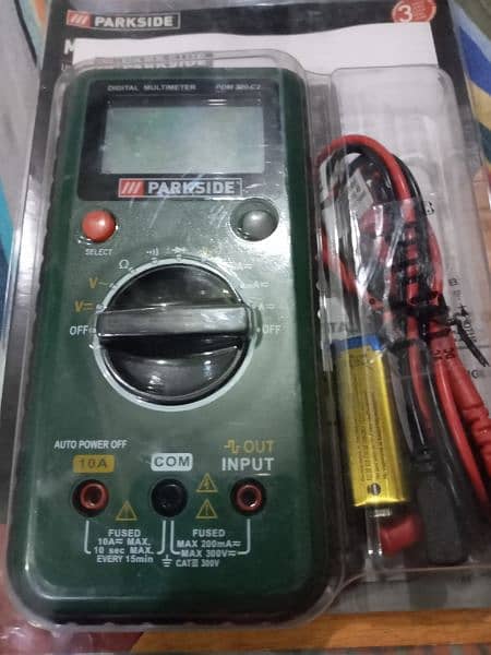 DIGITAL multimeter parkside pdm300 c2 3