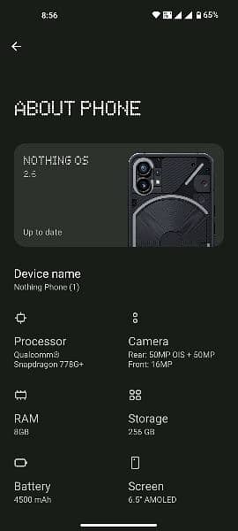 Nothing Phone 1 PTA Approved. 10