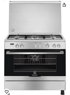 Electrolux gas cooking range with electric oven