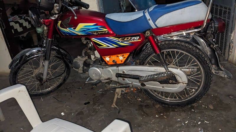 Honda cd 70 2021 karachi number 0