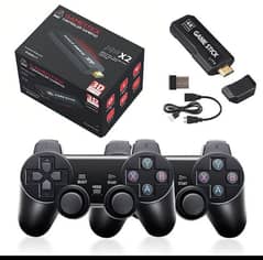 DOUBLE WIRELESS CONTROLLER'S GD10 GAME STICK 37,000+Games 0