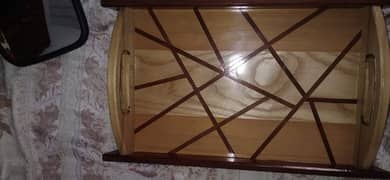 handmade wooden food tray