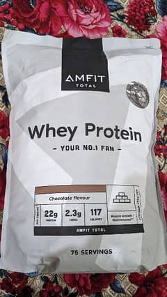 Amfit Whey Protein 2.27 kg your No 1 Fan