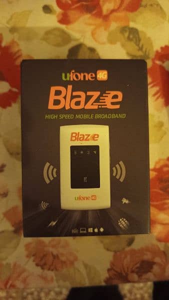 ufone blaze unlocked device all sim working with box 1