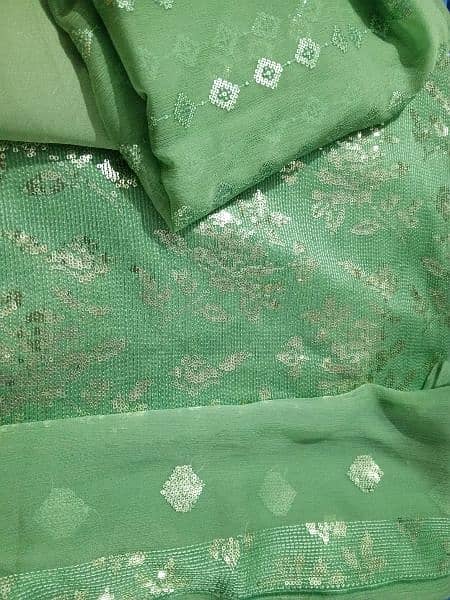 brand new shafoon sitara work unstitched 3pc dress 1