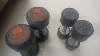 Rubber Coated Dumbbells