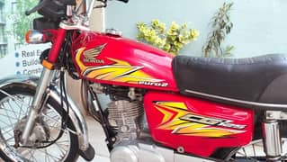 Honda cg 125
2021 model 
Red colour

Bahawalpor number