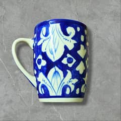 Blue Pottery Mug