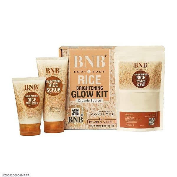 Rice organic facial kit 1