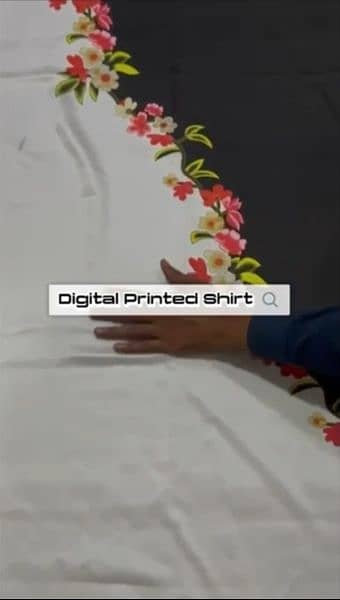 2 pcs unstitched silk digital print 2