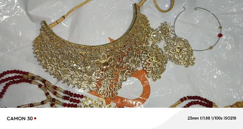 gold plated bridal set 4