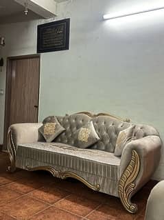 Sofa set, 3 seater sofa set, home furniture sofa set