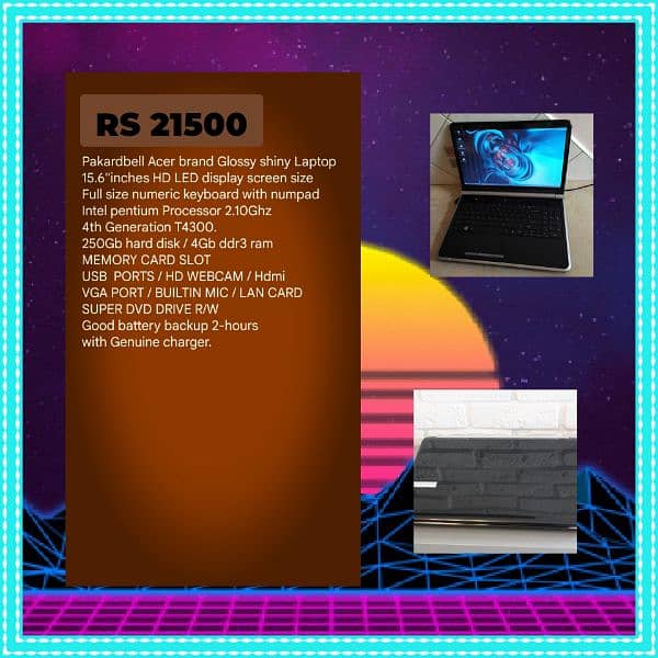 Lenovo edge e530 corei5 Laptop 2.80Ghz 4GB Ram 320GB HDD 15.6" Display 16