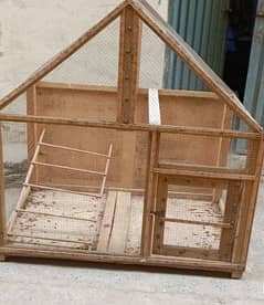 Birds wooden cage for sale