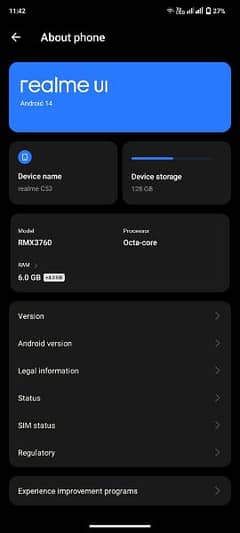 realme c53 6\128 8month warranty