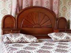 queen size wooden bed pure shesham