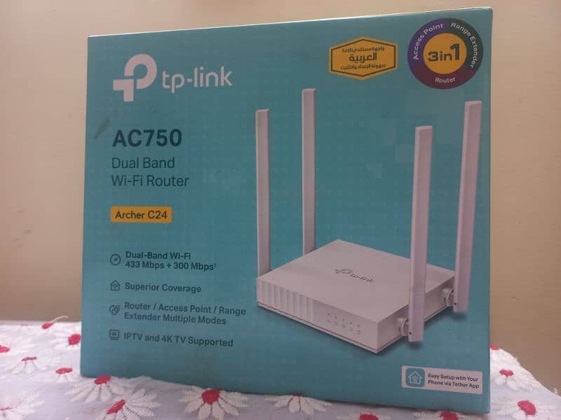 Tplink C2.4 Antenna Router 2.4 and 5ghz Support 3