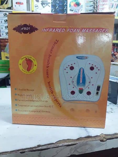 Electric Foot Massager Machine Vibrating Massage Infrared Heating 4