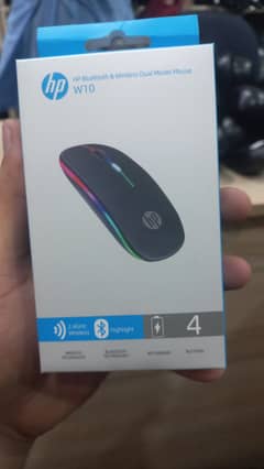 Mouse Wireless Rechargeable HP W10