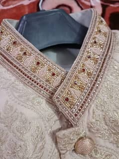 Designer sherwani qulla and khussa for sale