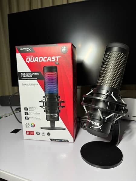 HyperX Quadcast S Microphone brand new 1