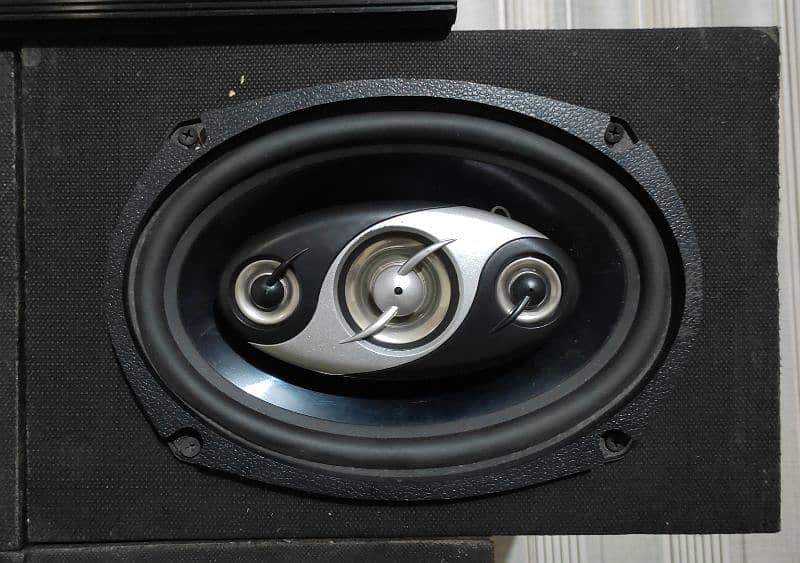 Car speakers, Panasonic deck, dack, amplifier 2 woofer 0