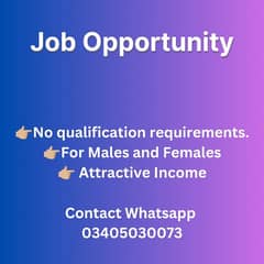 Job and for males and females