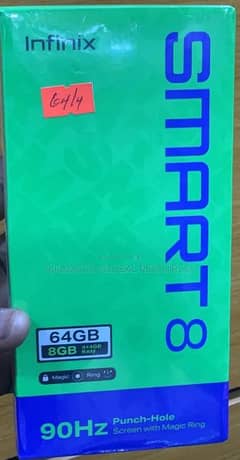 Infinix smart 8 plus 8 GB /64 GB