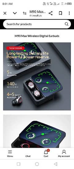 M 90 Earbuds.