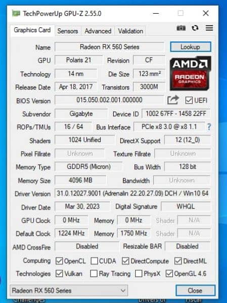 Raedon Rx 560 4gb 2