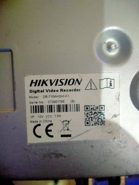 Hikvision 4ch dvr 5MP with cameras 5MP latest model 4