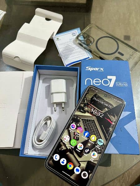 Sparx Neo 7 Ultra (6gb 128gb) Complete Box 15