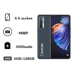 camon 17 6+128 full box charger poch no open no repair