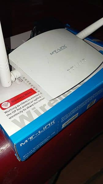 MT-Link Router N300 ( 300mbps) For sale in mint condition 2