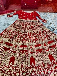 Affordable Red Barat Bridal Dress | Red Bridal Lehnga | Lehnga Choli