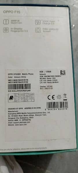 oppo f15 6/128 0