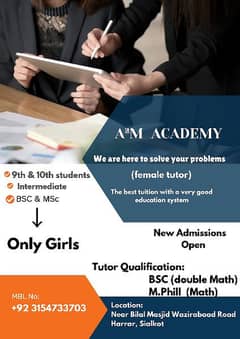 Maths Academy Home Tuition (Girls only)