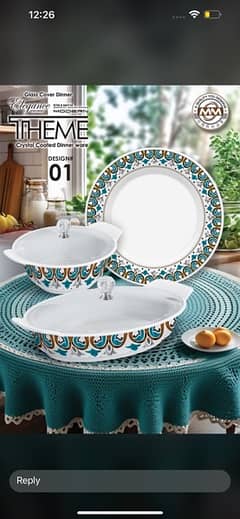 72 peices marble new design diner set 8 person serving