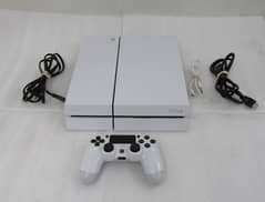 Ps4 Glacier White with games