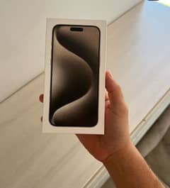 Iphone 15 pro max non PTA jv 256 GB Box Pack