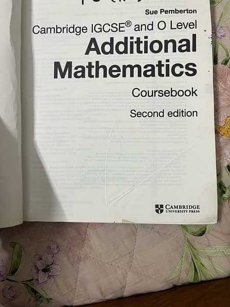 O levels add mathematics book for o level 2