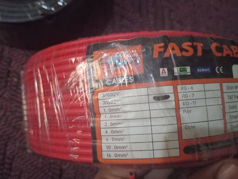 fast cable for sale   7/. 29 and 7/. 36 1