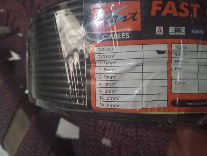 fast cable for sale   7/. 29 and 7/. 36 4