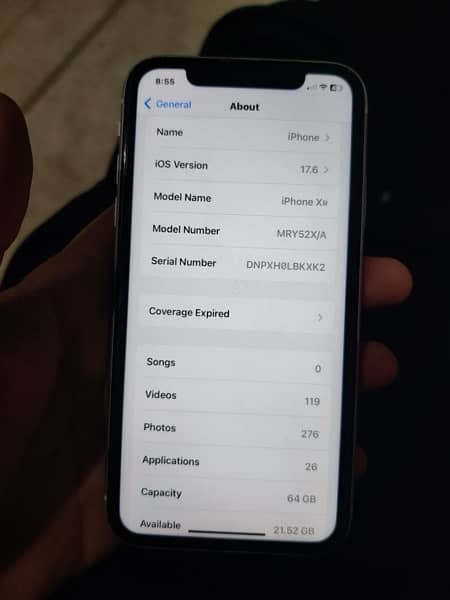 iphone XR 64gb PTA APPROVED DUAL 5