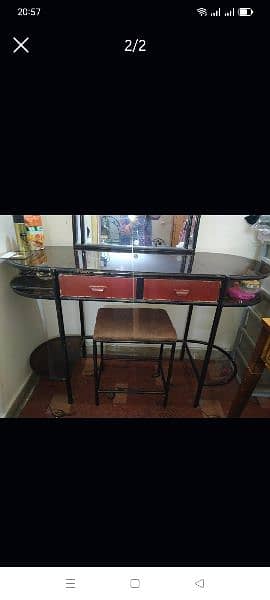 dressing table with stool and mirror 1