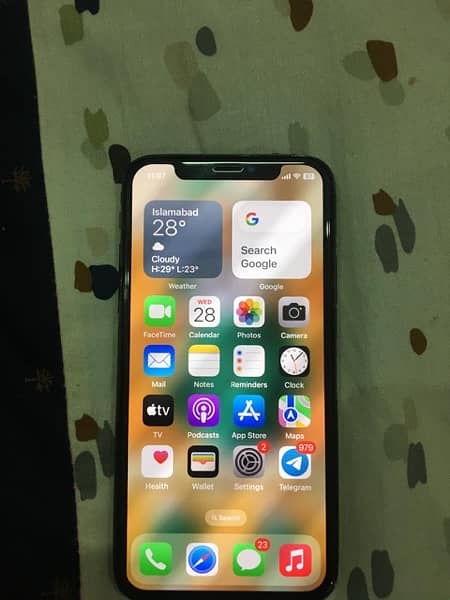 iphone X PTA Approved 256gb urgent sale 1