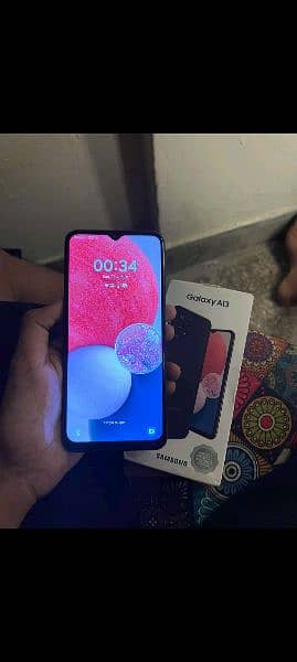 Samsung A13 with box condition 10/10 3