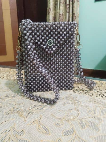 hand made beads bag 4